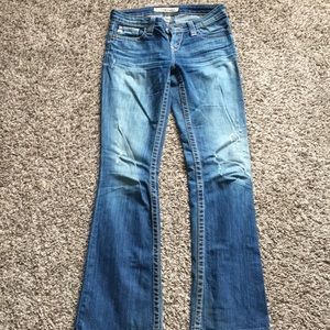 Big star jeans. Sweet ultra lowrise. Size 27L.